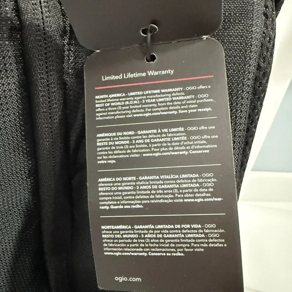 OGIO Calloway Laptop Backpack Padded Black Dollar Tree Travel‎ Work School NEW